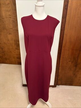 express draped mock neck midi sheath dress Express Women's Blue Animal Print Draped Mock Neck Midi Dress, New With Tags